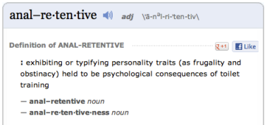 Another Word For Anal Retentive 67