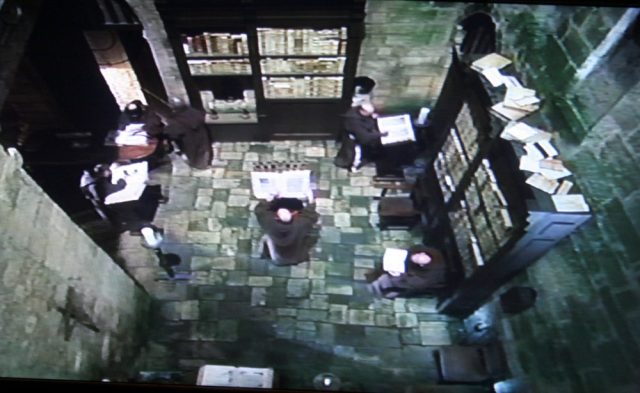 Monastery library in Ever After (1998)
